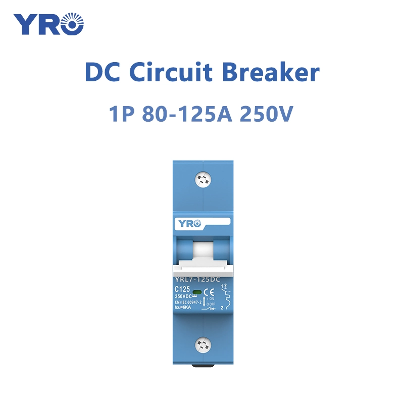 1P 80-125A 250V डीसी सर्किट ब्रेकर