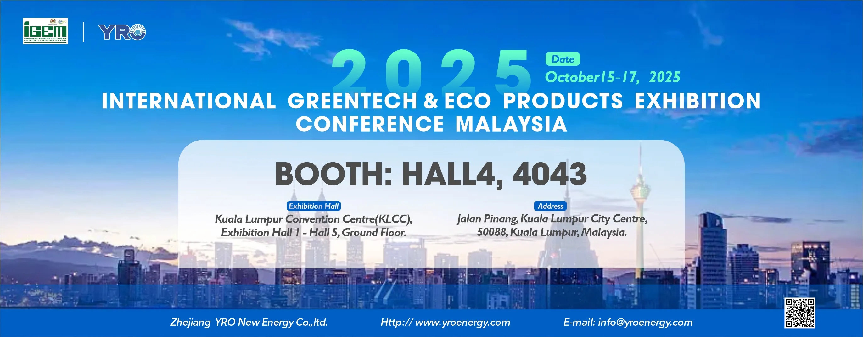 15 अक्टूबर को मलेशिया में प्रदर्शनी में मिलते हैं