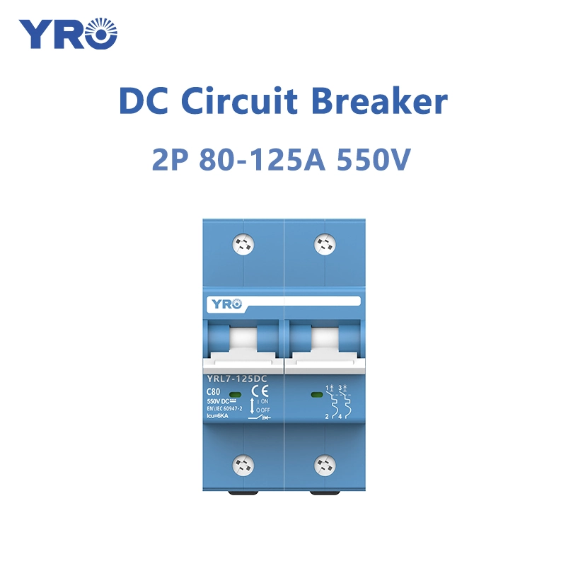 2P 80-125A 550V डीसी सर्किट ब्रेकर