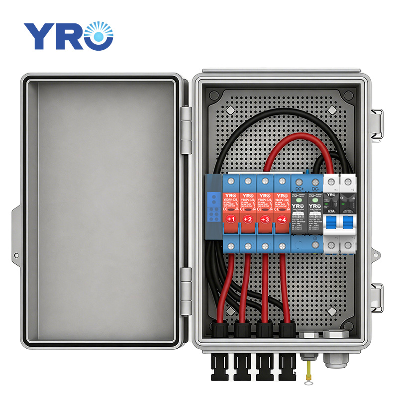 4 इन 1 आउट 500V डीसी एबीएस वितरण बॉक्स