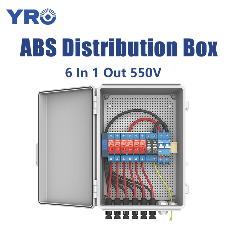 6 में 1 550V डीसी एबीएस वितरण बॉक्स में
